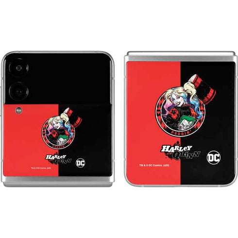 DC Comics Harley Quinn Puddin Galaxy Z Flip4 5G Skin